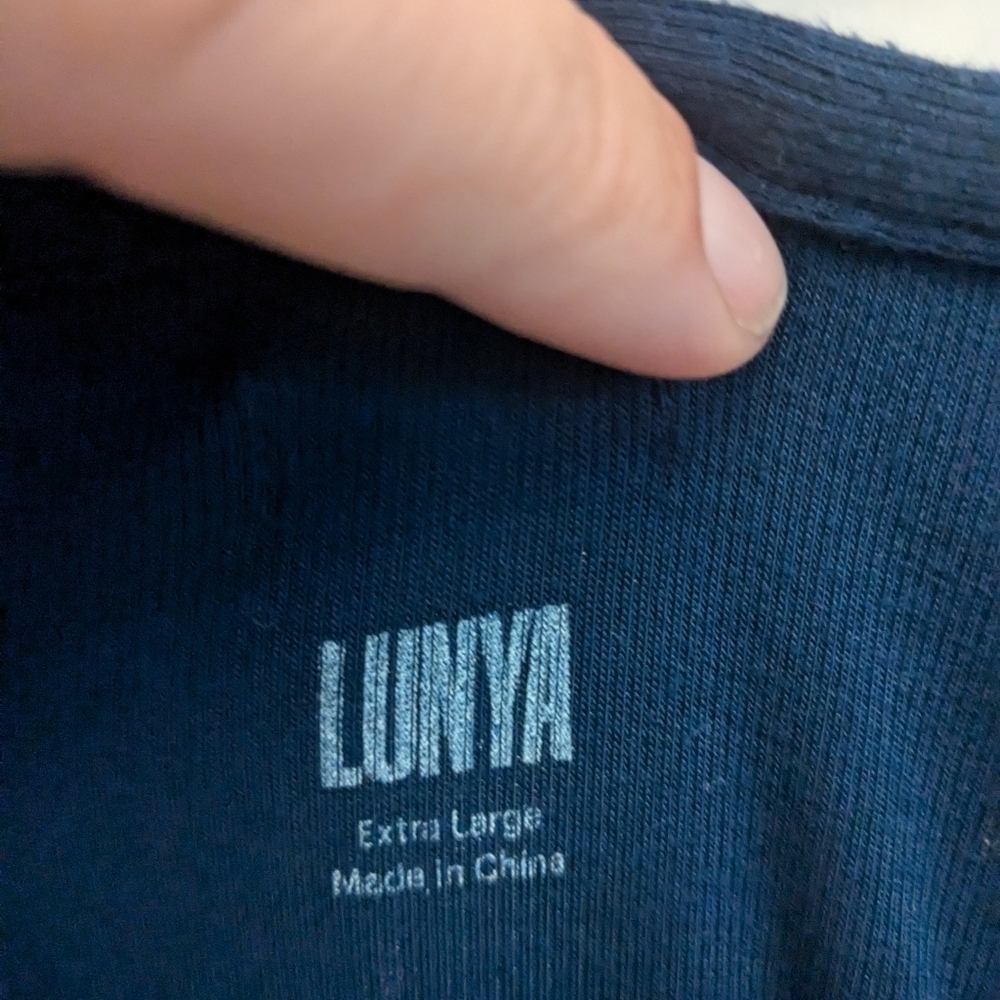 Lunya Micro Ribbed Lounge Top - Picture 2 of 3